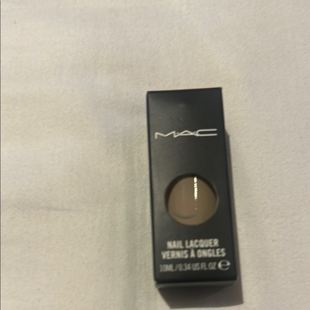 Mac nail lacquer. Quiet time is the name of the colour.